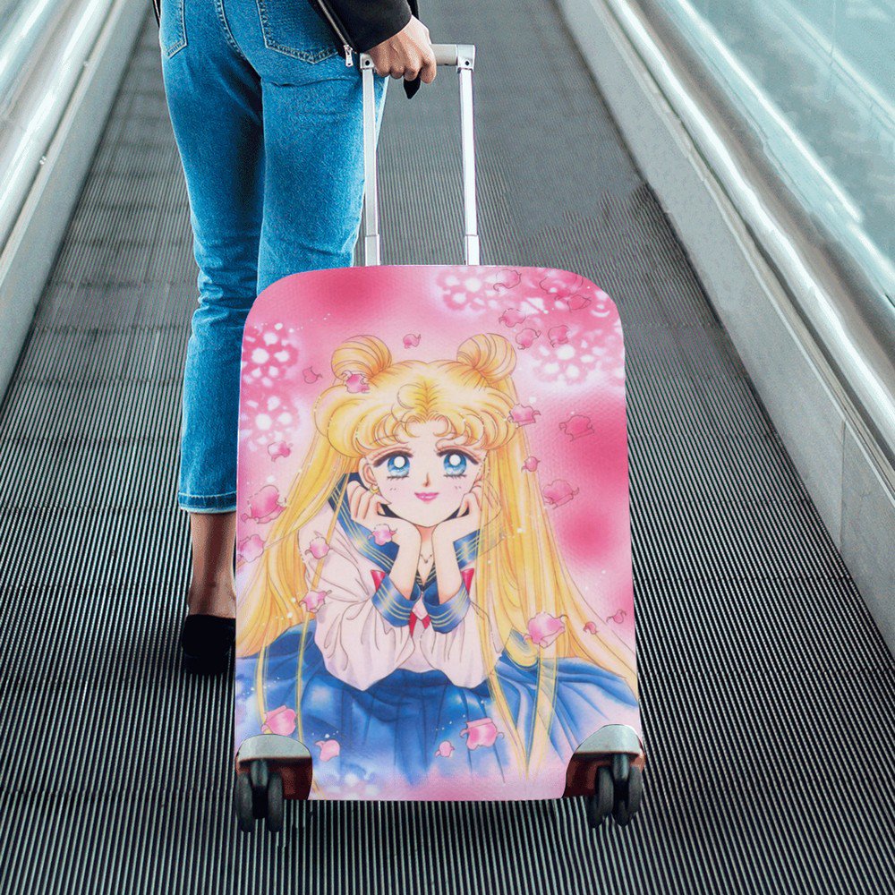 sailor moon luggage tag