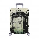 Splashed Tardis Police Box Luggage Cover