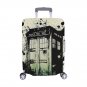 Splashed Tardis Police Box Luggage Cover