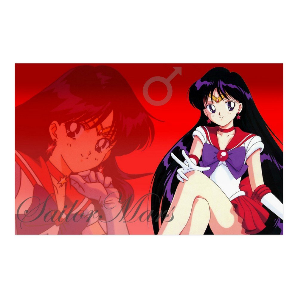 Sailor Mars Wall Art Poster 23" x 36"