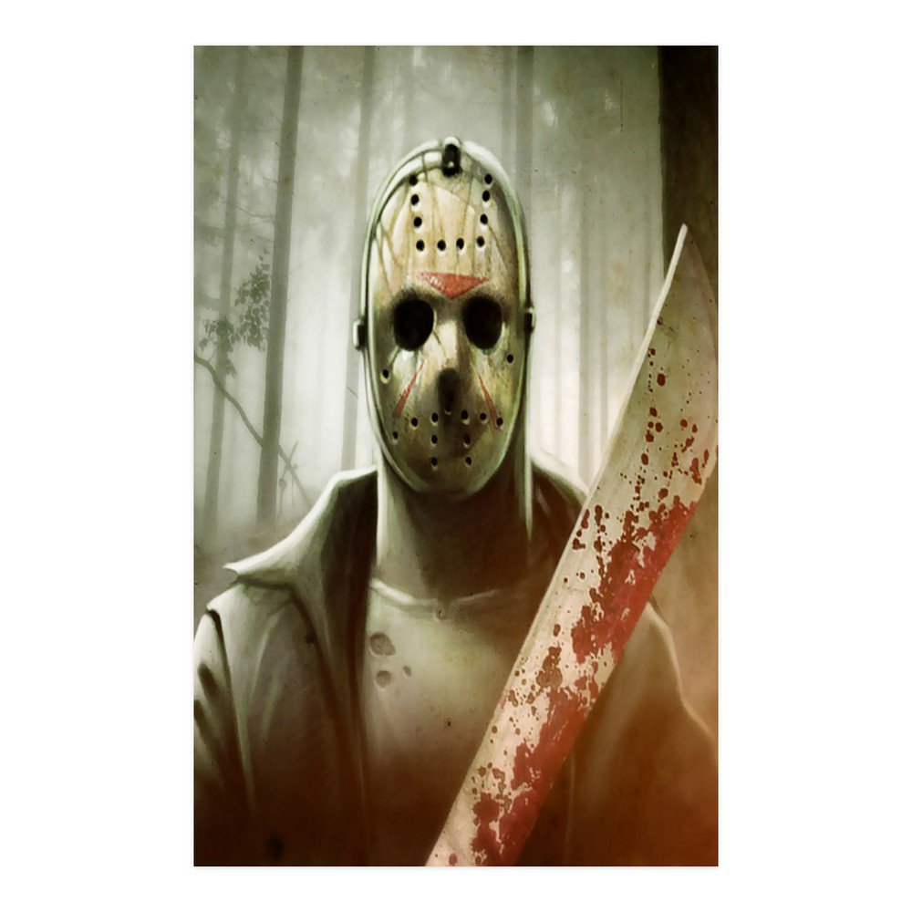 Jason Voorhees Friday the 13th Wall Art Poster 23" x 36"