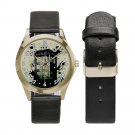 Tardis Police Box Splashed Unisex Round Metal Watch
