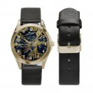 Tardis Police Box Explosion Unisex Round Metal Watch