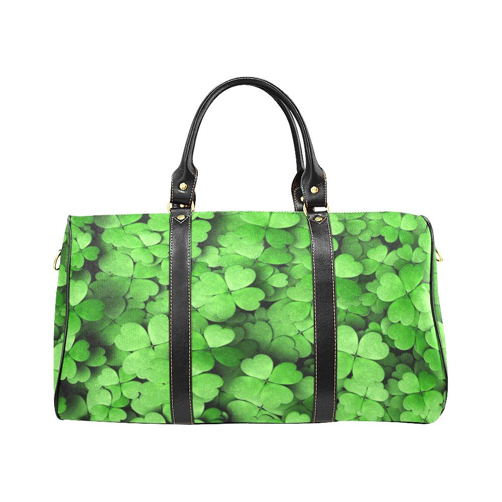 Clover Leaves St. Patrick Travel Bag (Large)