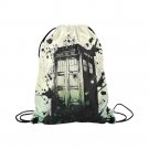 Police Box Tardis Splashed Drawstring Bag for Sports or Gym