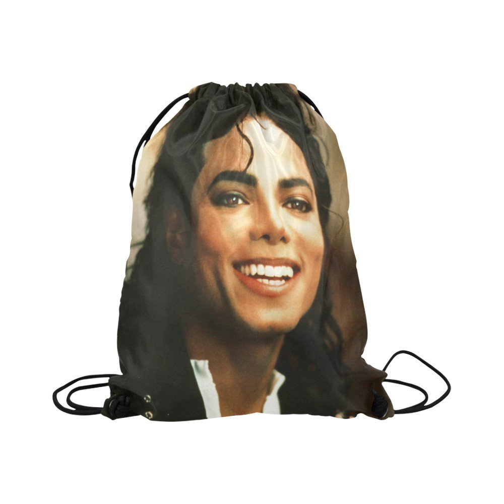 Michael Jackson Colorful Drawstring Bag for Sports or Gym