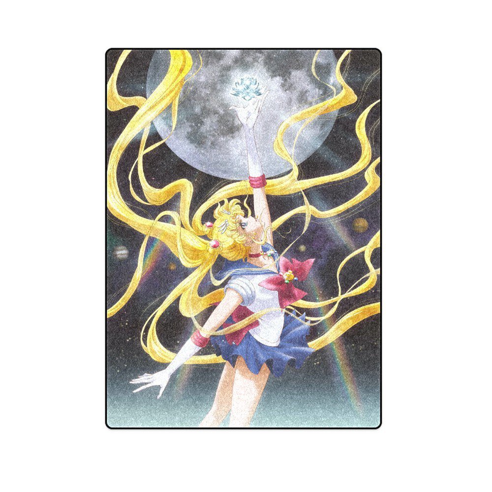 Sailor Moon Crystal 'One Layer' Fleece Blanket (Large) 58"x80"