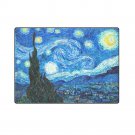 Starry Night Vincent Van Gogh Painting Style 'One Layer' Fleece Blanket (Large) 58"x80"