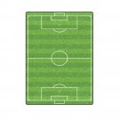 Football Soccer Green Field Sport 'One Layer' Fleece Blanket (Large) 58"x80"
