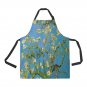 Almond Branches in Bloom Vincent Van Gogh Full Print Apron BBQ Kitchen Cooking with Style