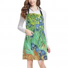 Irises Van Gogh Full Print Apron BBQ Kitchen Cooking with Style