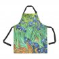 Irises Van Gogh Full Print Apron BBQ Kitchen Cooking with Style
