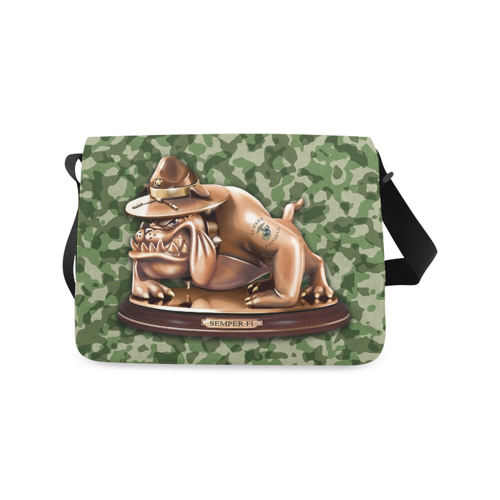 Devil Dog Semper Fi Shoulder Messenger Bag School Bag