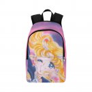Sailor Moon Pink All-Over Print Adult Casual Waterproof Nylon Backpack Bag