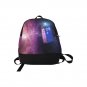 Tardis Police Box in Space All-Over Print Adult Casual Waterproof Nylon Backpack Bag