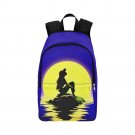 Little Mermaid All-Over Print Adult Casual Waterproof Nylon Backpack Bag