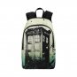 Tardis Police Box Splashed All-Over Print Adult Casual Waterproof Nylon Backpack Bag