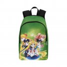 Sailor Moon and Inner Solar Scouts All-Over Print Adult Casual Waterproof Nylon Backpack Bag