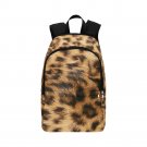 Leopard Fur Printing Animal Lovers All-Over Print Adult Casual Waterproof Nylon Backpack Bag