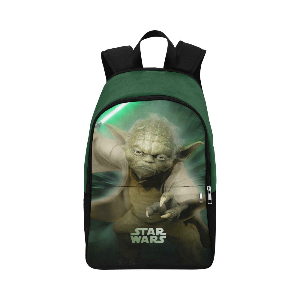 Master Yoda Jedi All-Over Print Adult Casual Waterproof Nylon Backpack Bag