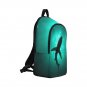 Shark Silhouette in Deep Sea Jedi All-Over Print Adult Casual Waterproof Nylon Backpack Bag