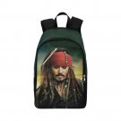 Jack Sparrow Pirate of Caribbean All-Over Print Adult Casual Waterproof Nylon Backpack Bag