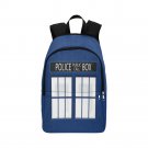 Tardis Police Box Window All-Over Print Adult Casual Waterproof Nylon Backpack Bag