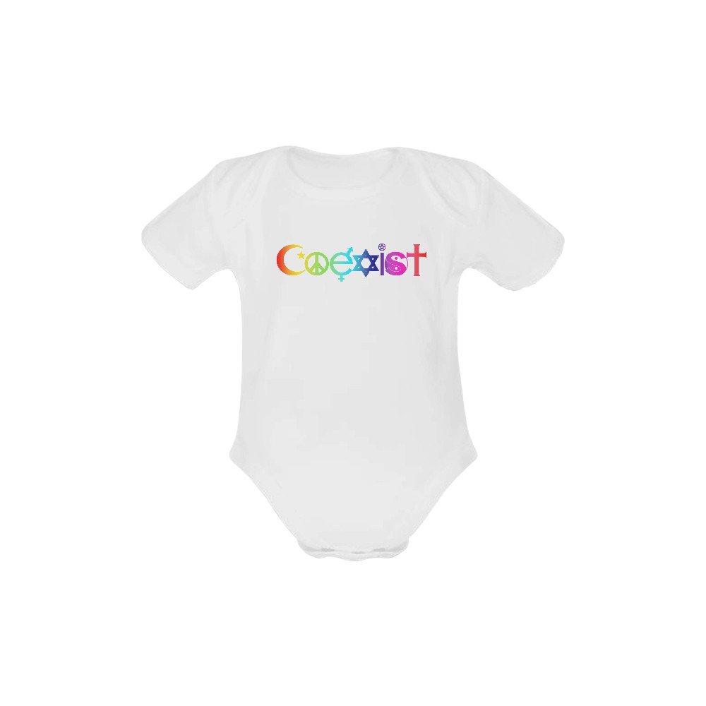 Coexist Baby Creeper Short Sleeve One Piece