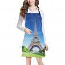 Paris Eiffel Tower Full Print Apron BBQ Kitchen Cooking with Style