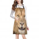 Lion Big Cat Full Print Apron BBQ Kitchen Cooking with Style