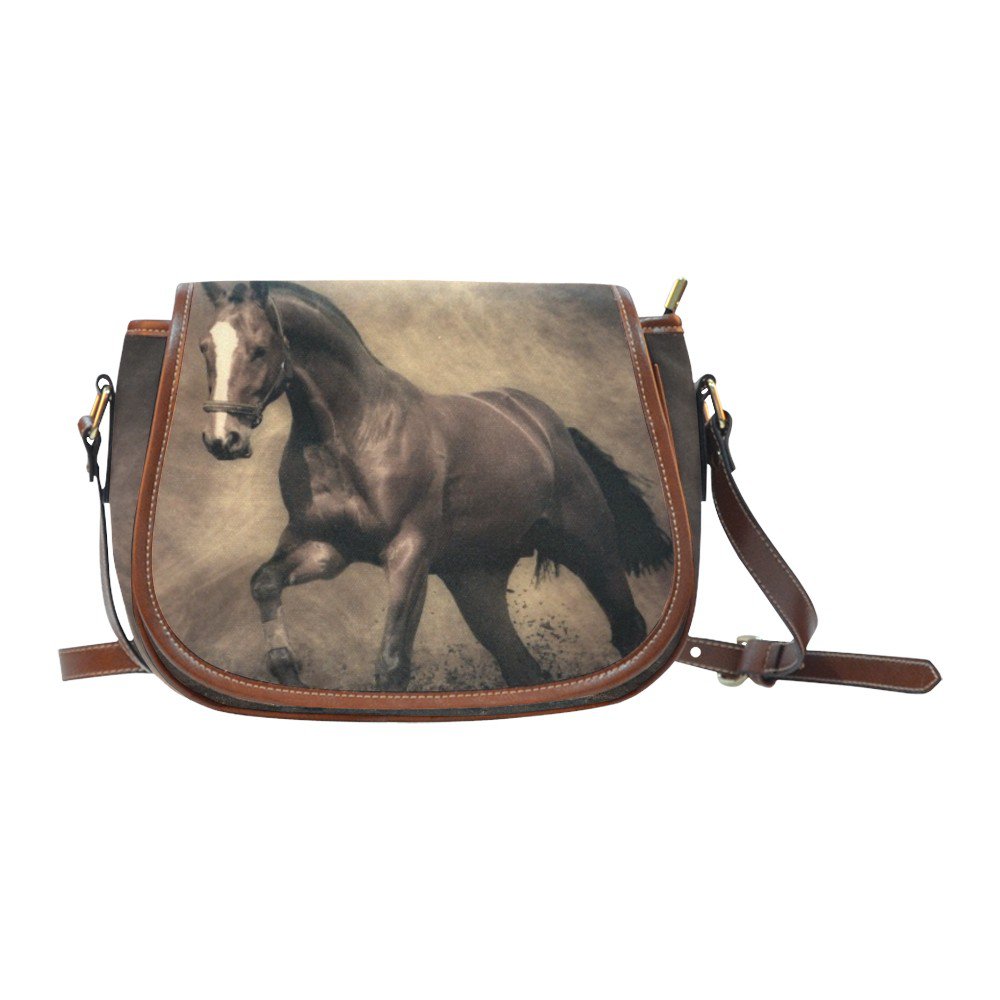 Horse Mustang Stallion Saddle Bag