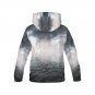 USA Size Thunderbolt Lightning on Sea Ocean Men's Full Print Hoodie