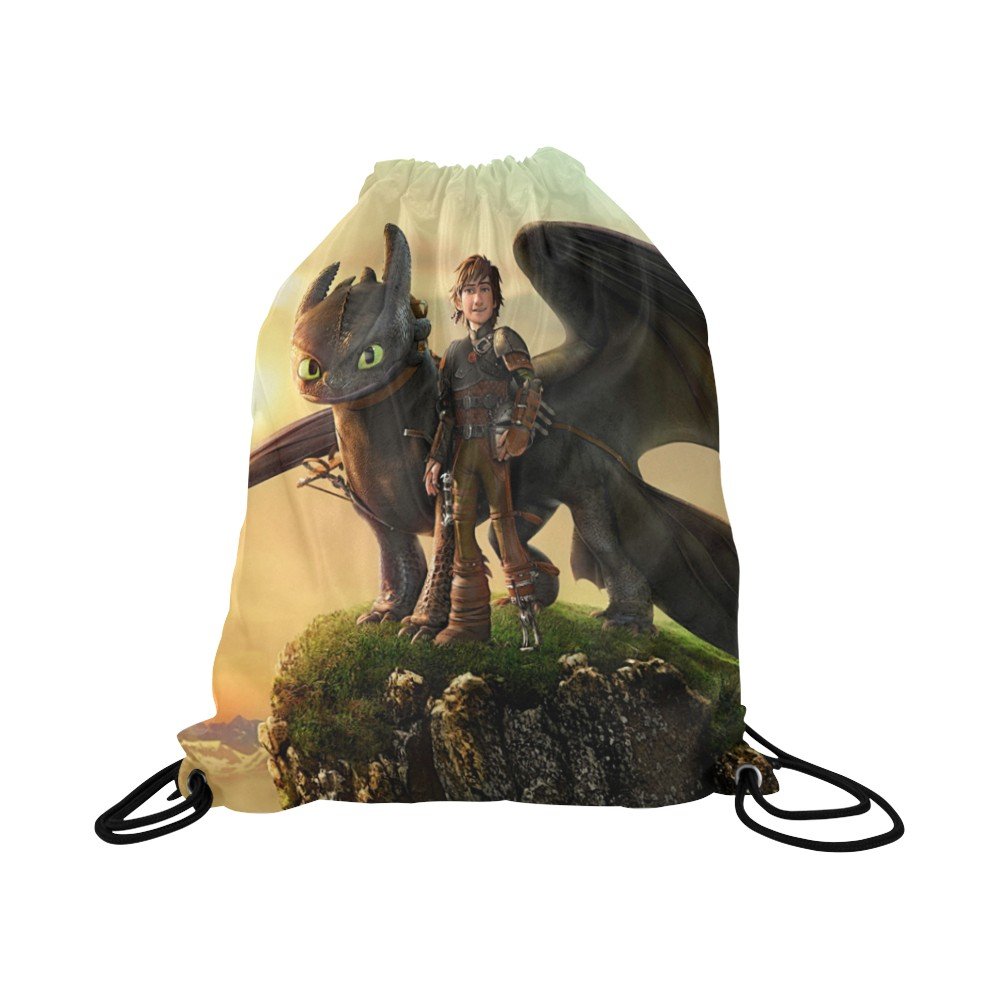 How to Train Your Dragon Drawstring Bag for Sports or Gym