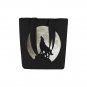 Wolf Silhouette and the Moon Canvas Tote Bag Two Sides Printing