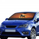 Horse Silhouette Car Auto Sun Shade Windshield 55" x 29.53"