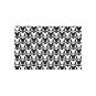 Mickey Black and White Area Rug size 60"x 39"