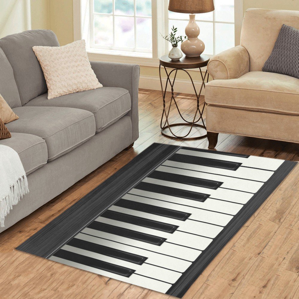 Piano Tuts Area Rug size 60"x 39"