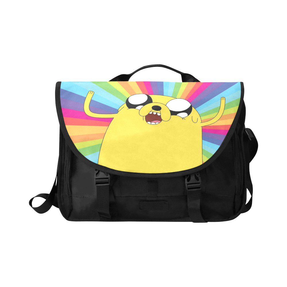 Jake The Dog Adventure Time Messenger Laptop Bag up to 15" Fits the Essentials too