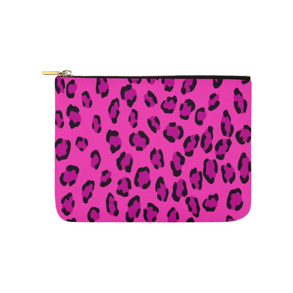 Size M - Pink Leopard Carry All Pouch Wallet