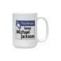 This Person Loves Michael Jackson Mug - Christmas Family Friend Gift (15 Oz)