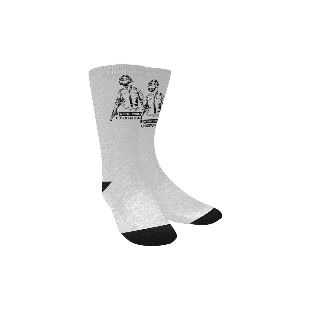 Gray Winner Winner Chicken Dinner PUBG Boys' Socks
