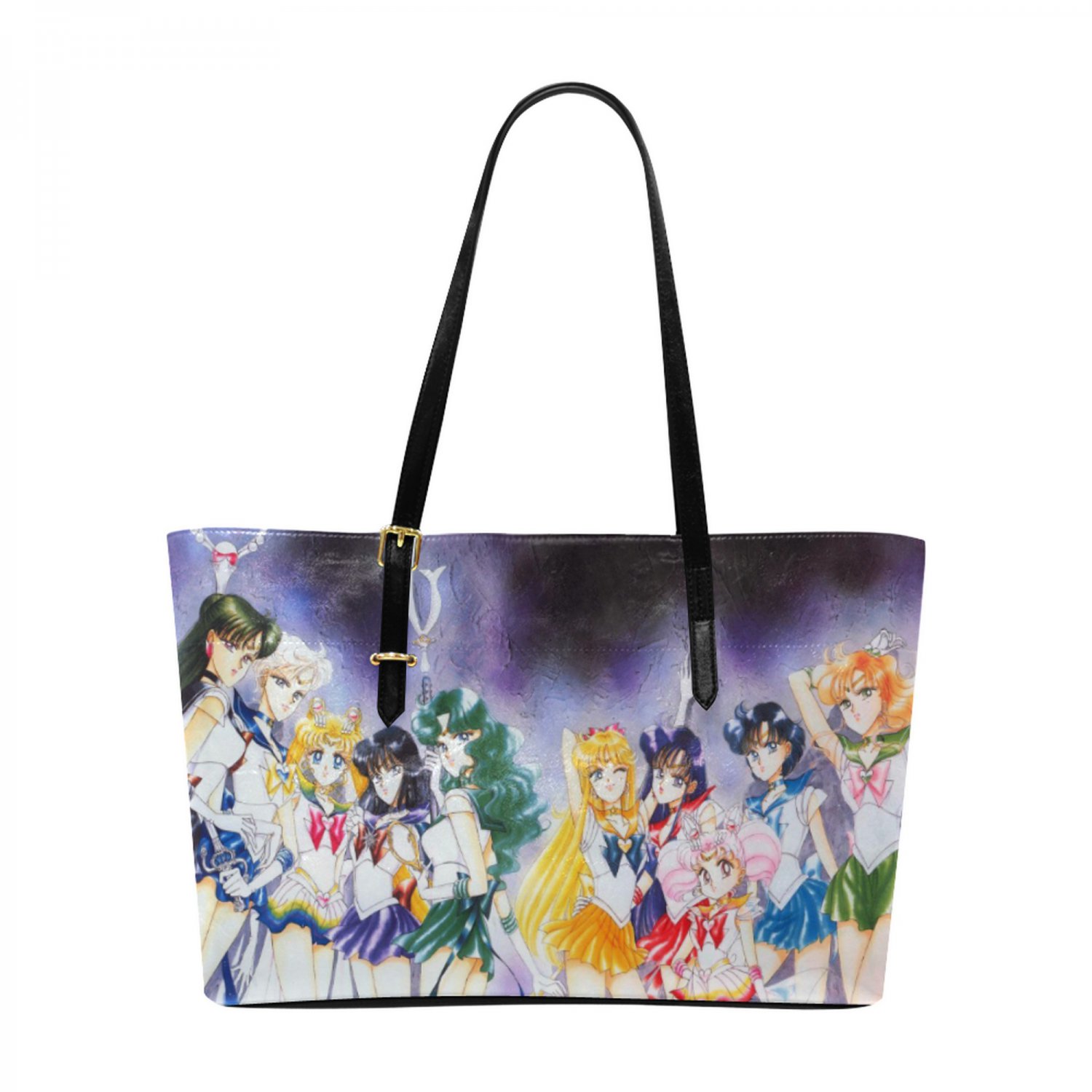 Sailor Moon All Complete Work Office Formal Bag Euramerican Tote Bag (Large)