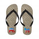 Democrats VS Republicans United States Election Adult Unisex Flip Flop Slippers