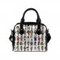 Michael Jackson Chibi Cartoon PU Leather Shoulder Handbag Bag