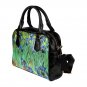 Irises Van Gogh PU Leather Shoulder Handbag Bag
