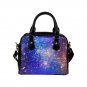 Galaxy Nebula Universe Stars PU Leather Shoulder Handbag Bag