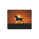 Horse Sunset Silhouette Rectangle Mousepad Non Slip Neoprene