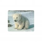 Baby Polar Bear Rectangle Mousepad Non Slip Neoprene