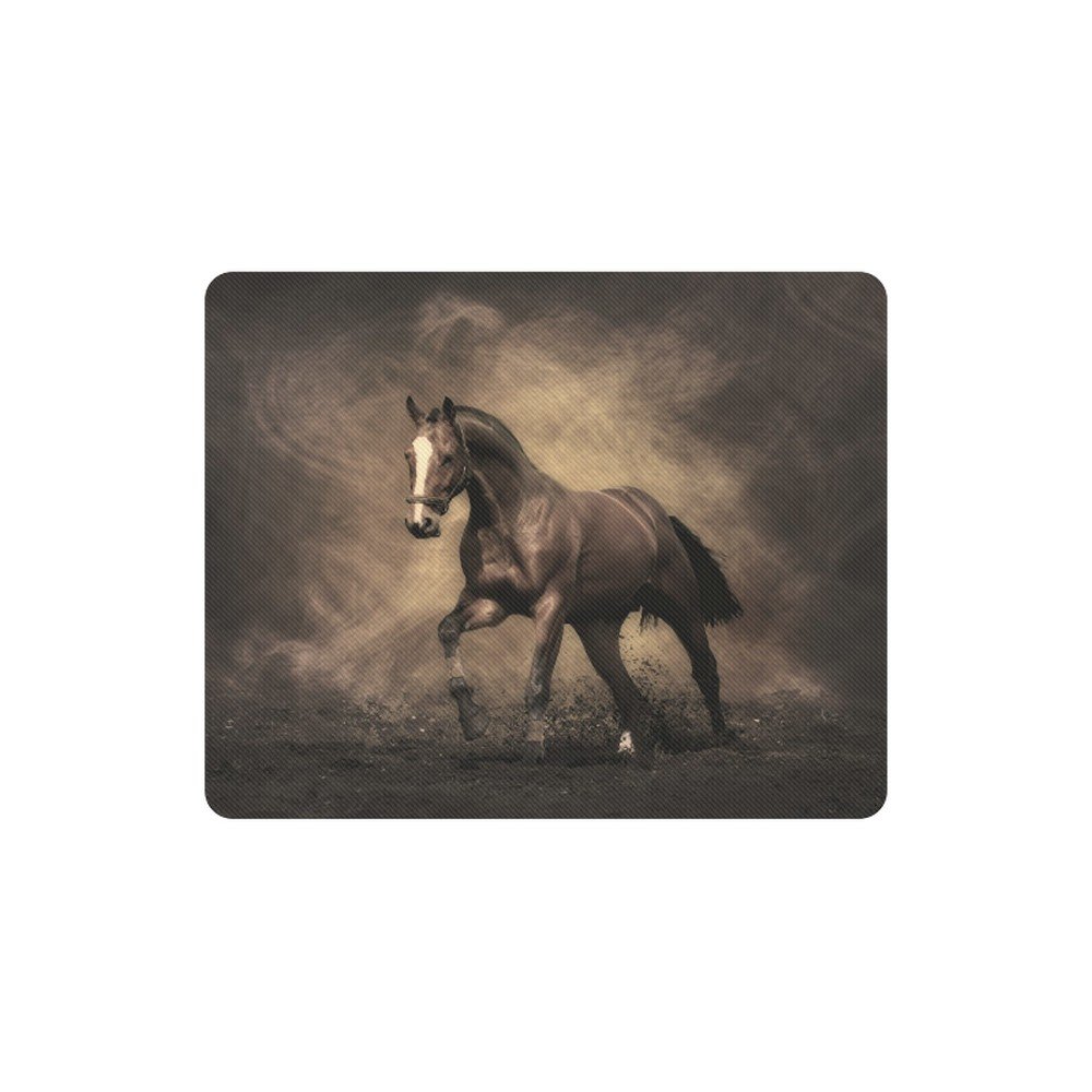 Mustang Horse Rectangle Mousepad Non Slip Neoprene