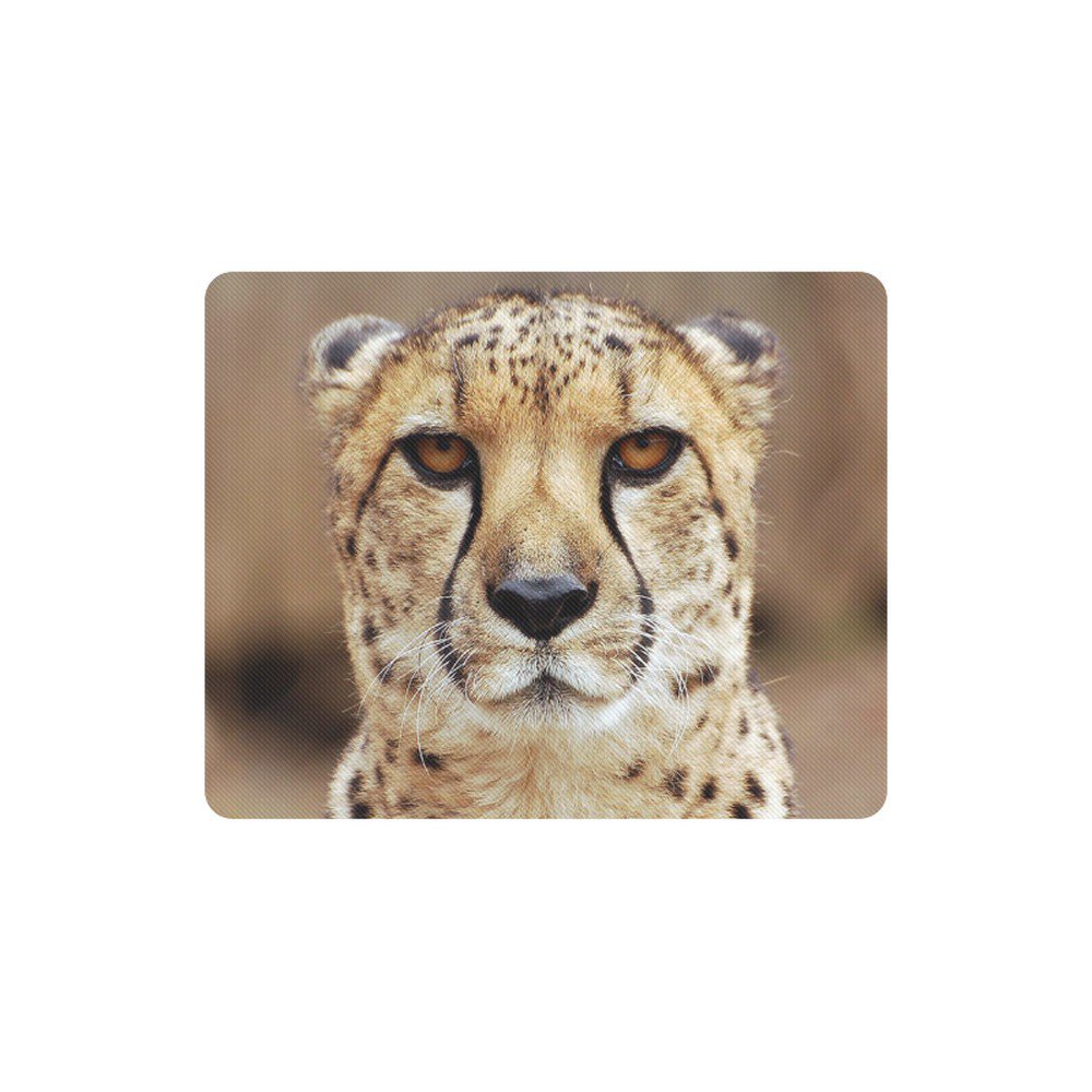 Cheetah Big Cat Rectangle Mousepad Non Slip Neoprene